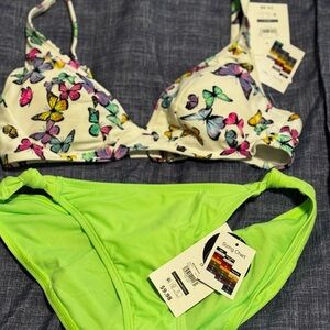 Butterfly Print Bikini Set